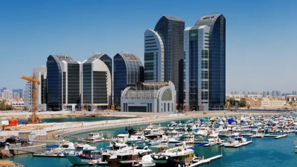The drop was more prominent in certain areas in Abu Dhabi, with high-end units on the Corniche seeing rates drop nine per cent year-on-year. (Shutterstock)