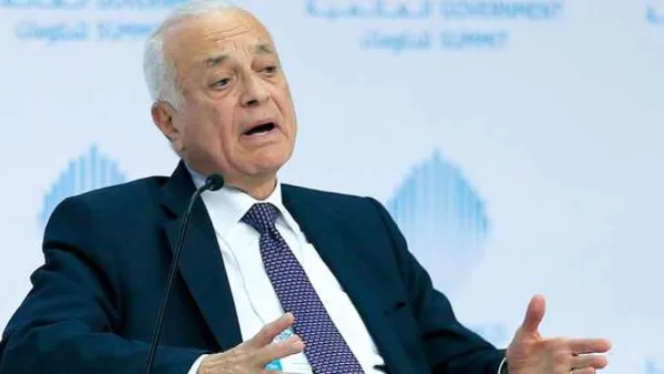 GCC Secretary-General Dr. Abdullatif Al Zayani speaking at the World Government Summit in Dubai. (EAY)