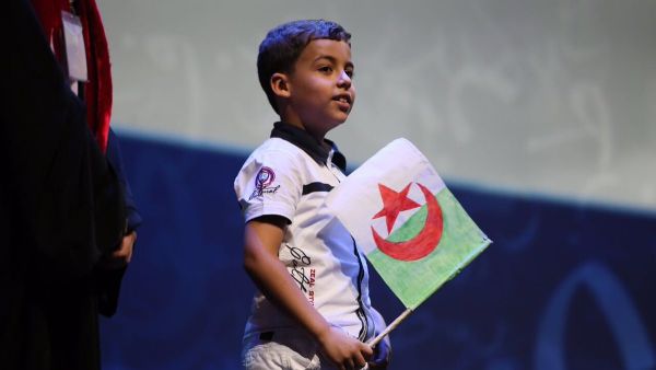 Seven-year-old Mohammed Farah from Algeria was announced the champion of the reading challenge and received $150,000 in prize money. (Twitter)