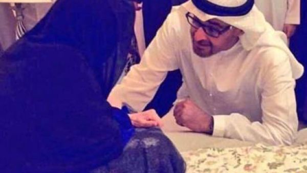 The photo has been making waves online after the Crown Prince offered his condolences to the Al Bastaki family on Sunday. (Instagram)