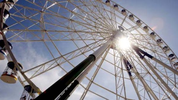 Eye of the Emirates to be moved from its home of 13 years at Al Qasba to Al Montazah Parks. (AFP/ File Photo)