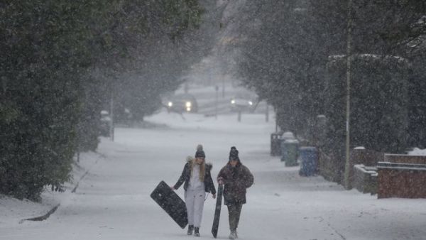 The freezing weather conditions in UK and Ireland have left at least 14 people dead. (AFP/ File Photo)