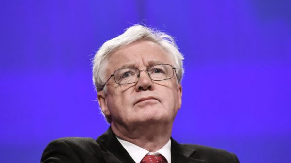 Former Brexit Secretary David Davis. (AFP/ File)