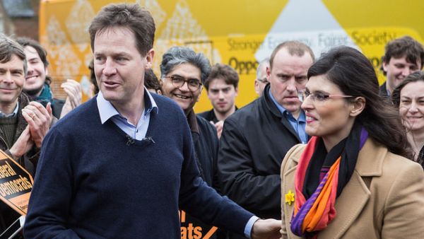 Layla Moran with former Liberal Democrat party leader Nick Clegg in 2015 (Flickr)