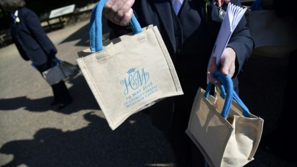 Royal wedding goody bags are going for large sums of money in online auctions. (AFP/ File Photo)