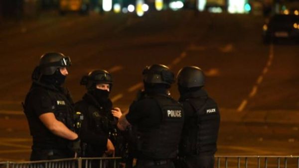 Police are investigating the circumstances of the explosion at Manchester Arena. (AFP/Paul Ellis)