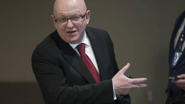 Russian Ambassador to the United Nations Vassily Nebenzia  (AFP/File Photo)	