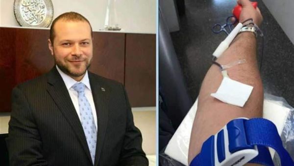 Mahmoud ElAwadi, an Egyptian-American, shared photos of himself donating blood following the massacre at a gay nightclub in Orlando, Florida. (Facebook)