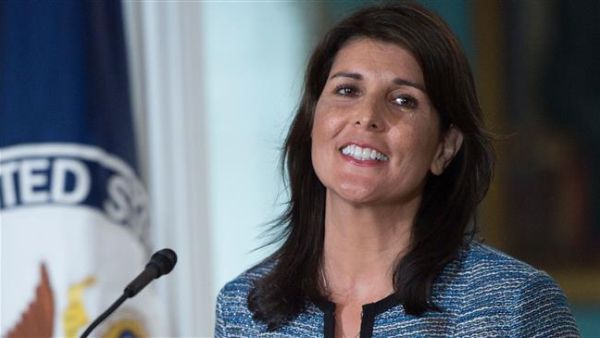 U.S. Ambassador to the United Nation Nikki Haley at the US Department of State in Washington DC on June 19, 2018. (Photo/ AFP)