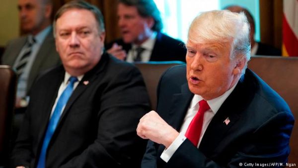 US President Donald Trump and US Secretary of State Mike Pompeo. (AFP/ File)