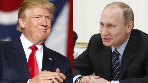 US President-elect Donald Trump (left) and Russian leader Vladimir Putin. (AFP)
