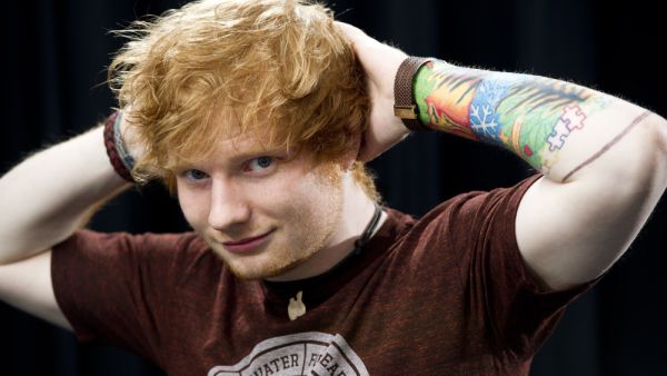 Singer Ed Sheeran finds it healthy that he deleted his Twitter account. /AP
