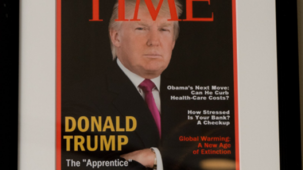 There was no March 1, 2009, issue of the Time magazine and, in fact, there was no issue at all in 2009 with Trump on the cover. (twitter) 

