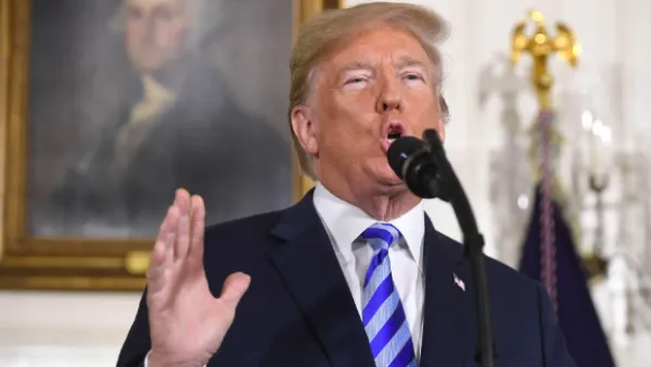 Trump withdraws from the 2015 Iran nuclear deal, saying there will shortly be imposition of economic sanctions on Tehran (AFP/ File Photo) 