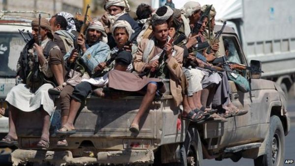 Houthi fighters. (AFP/File)