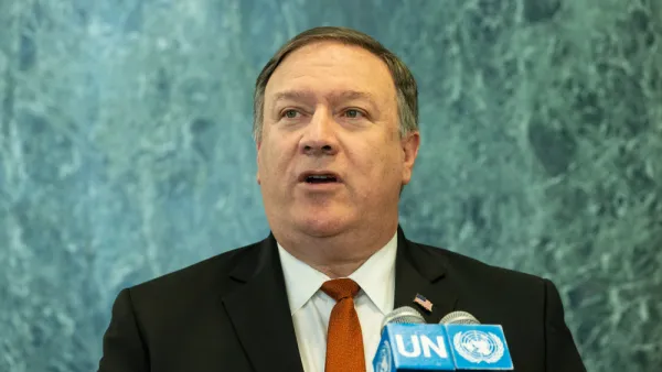 U.S. Secretary of State Michael Richard Pompeo speaks during press. (Shutterstock/ File)