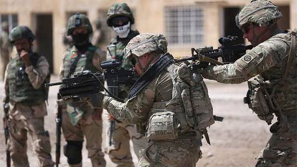 US military advisers in Iraq. (AFP)