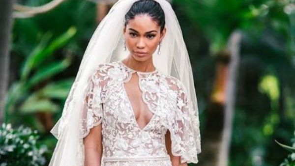 Lebanese designer Zuhair Murad created not one, but two dresses for supermodel Chanel Iman to wear at her star-studded wedding (Source: zuhairmuradofficial - Instagram)