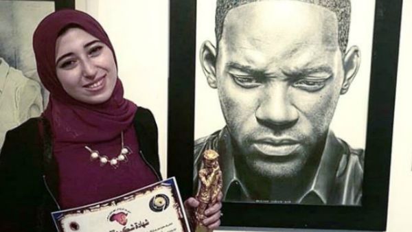 The actor posted a portrait of himself made by an Egyptian fan describing it as the fruit of dedication and self-discipline.
 (Source: willsmith - Instagram)