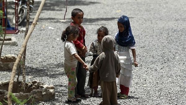 Yemeni displaced children. (AFP/ File Photo)