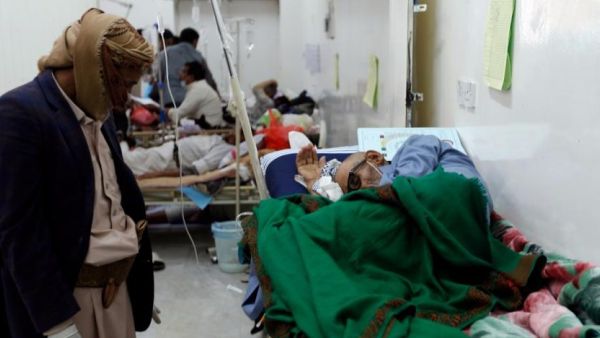 Cholera victims in a hospital in Yemen. (AFP/ File Photo)
