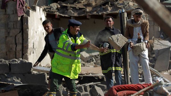 In resource-scarce Yemen, the Saudi campaign's blockade on airspace and sea ports and strained significantly the flow of foodstuffs and medical supplies from entering the country, further escalating international concern for the humanitarian crisis unfolding amid the fighting. (AFP/File)
