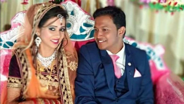 العروسين سوماسيخار وسمية (.hindustantimes.com)