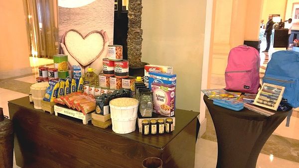 Guests at 46 Mövenpick Hotels & Resorts properties have donated 8,500kg of food, clothing and educational supplies to support disadvantaged families around the world.