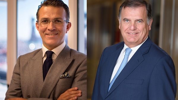 From left to right Marc Descrozaille and Gerard Hotelier