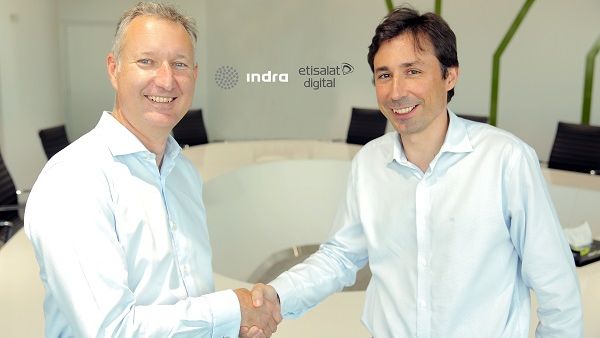 Francisco Salcedo SVP at Etisalat Digital & Alex Moya General Manager Indra in the UAE