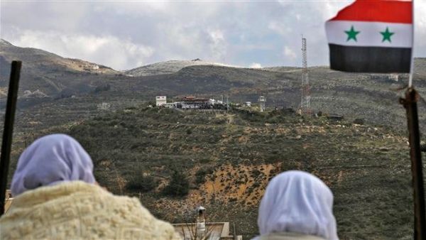 Druze women residing in Majdal Shams in the Israeli-occupied Golan heights. (Photo by AFP)
