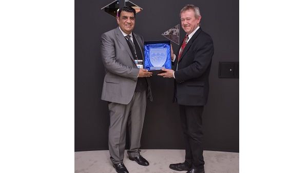 Saleh Al Abddoli, CEO, Etisalat Group with David Haigh, CEO Brand Finance