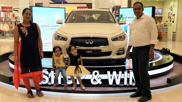 Dubai-resident Mr Piyush Agarwal from India was the first winner to walk away with the compact premium car on July 8 after shopping at City Centre Me’aisem. Dubai-resident Mr Piyush Agarwal from India was the first winner to walk away with the compact premium car on July 8 after shopping at City Centre Me’aisem.