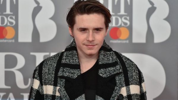 Brooklyn Beckham was spotted heading to class on his bicycle amid reports of a terrorist pipe bomb explosion in the subway just blocks away from his college classroom. (AFP/File)