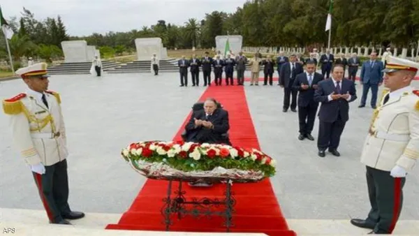 آخر ظهور لبوتفليقة علنا كان في الخامس من يوليو عام 2015

