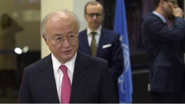 الامين العام للوكالة الدولية للطاقة الذرية يوكيا امانو 
