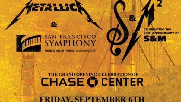 The concert also celebrates the opening of the Chase Center in San Francisco (Source: metallica / Twitter  )
