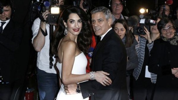 جورج كلوني وزوجته