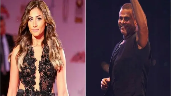 عمرو دياب ودينا الشربيني