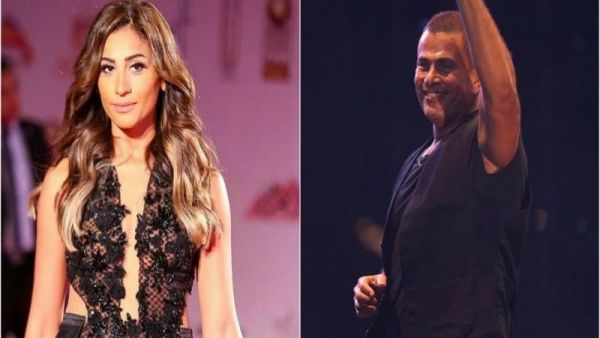 عمرو دياب ودينا الشربيني