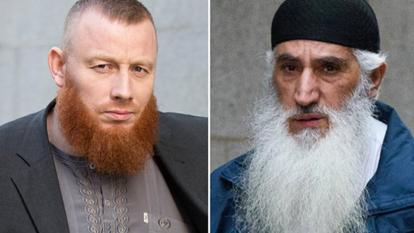 The men were charged with inviting support for a banned organization. (Twitter)