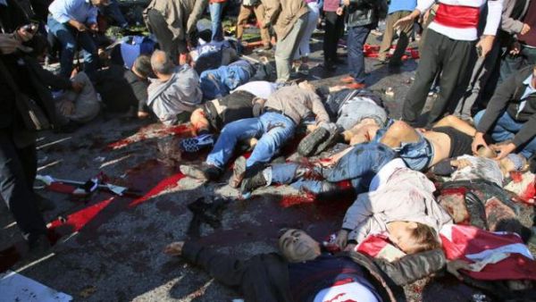 صور اولية التقطها نشطاء ونشرت على الانترنت