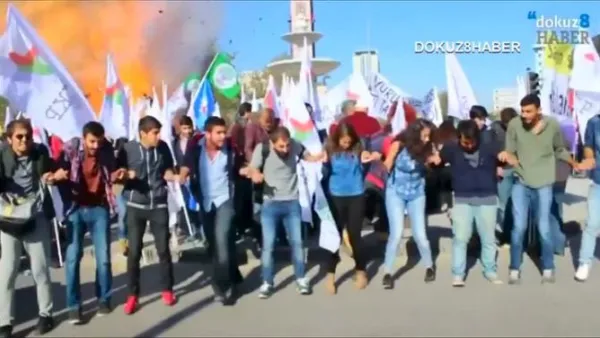 ارتفاع حصيلة قتلى تفجيري انقرة الى 102
