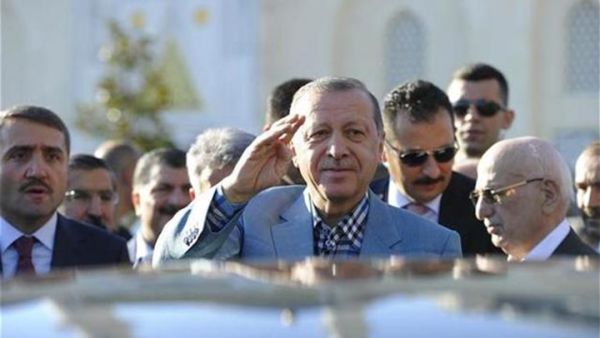  الرئيس التركي رجب طيب أردوغان