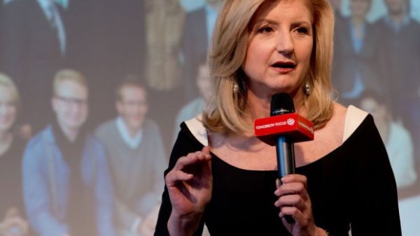 HuffPost's CEO Ariana Huffington partnered with Wadah Khanfar from al-Jazeera Network to create a new Arabic site. (AFP/Sven Hoppe)