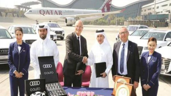 اسطول جديد من سيارات اودي الفاخرة في مطار حمد الدولي