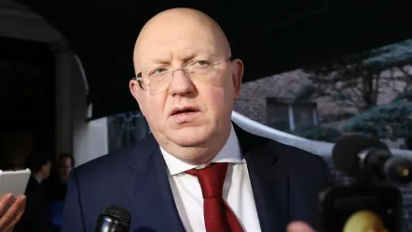 Russian Ambassador to the United Nations Vassily Nebenzya  (AFP/File Photo)	