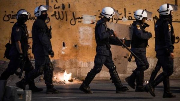 Three Bahrainis were sentenced to death and seven others to life in prison Thursday after being charged of killing three policemen. (AFP/Mohammed al-Shaikh)