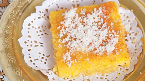 وصفة بسبوسة بالبرتقال