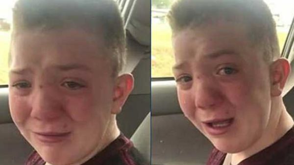 الطفل باكيا: إنهم يسكبون الحليب على رأسي ويضعون اللحم على ملابسي ويرمونني بالخبز 
